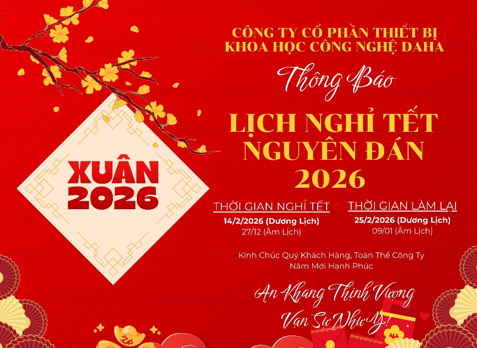 Thông báo lịch nghỉ tết Âm lịch 2026